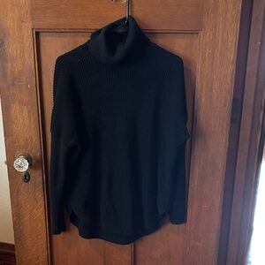 Michael Kors Black Knit Turtleneck Sweater